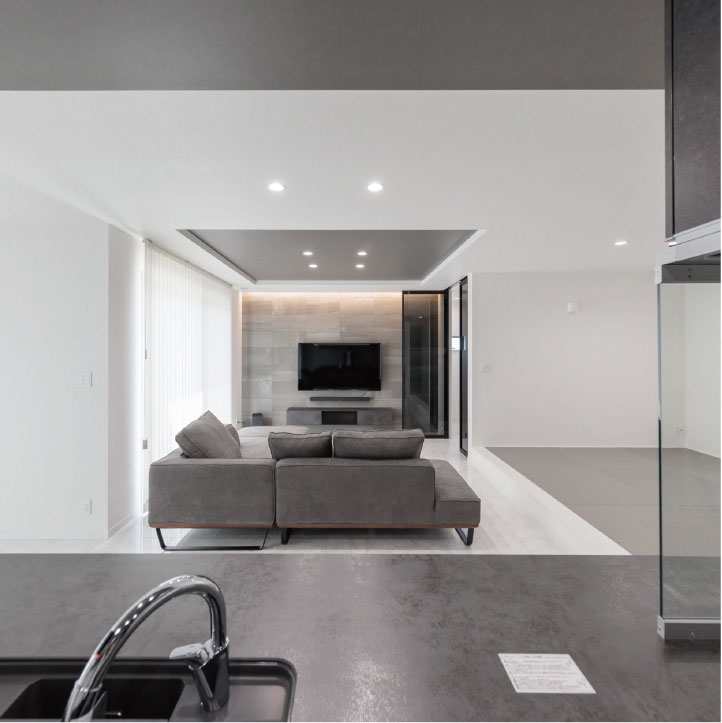 Case 072 ホテルライク｜白と灰色