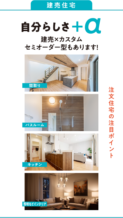 建売住宅の注文ポイント画像
