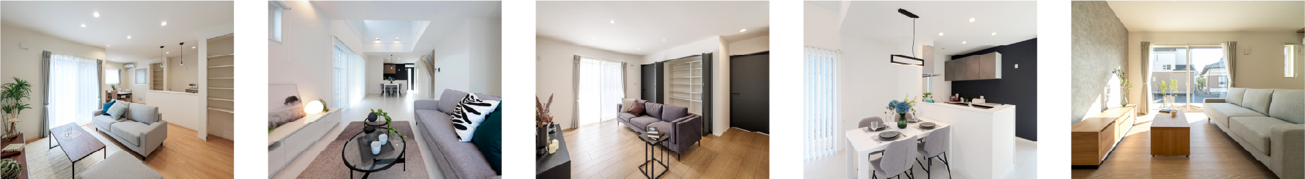 内観画像：ループする各家具付き物件