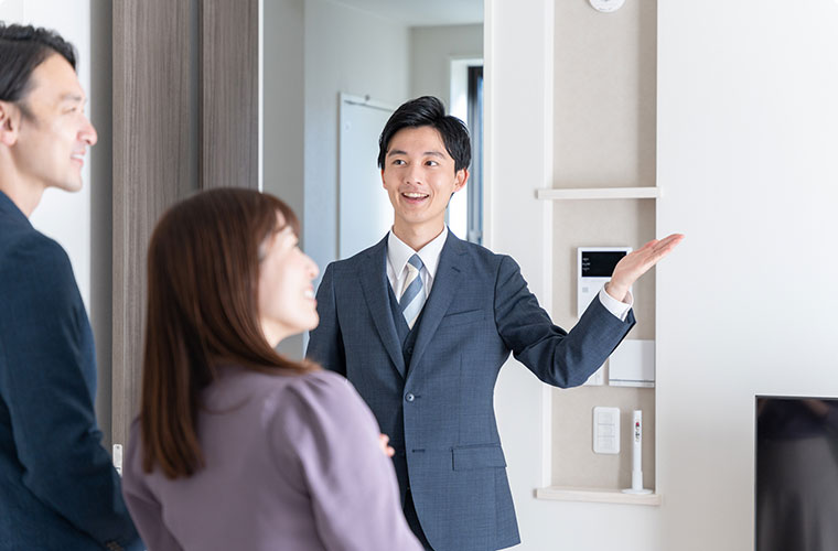 同じ仕様の完成物件を見学することができます。