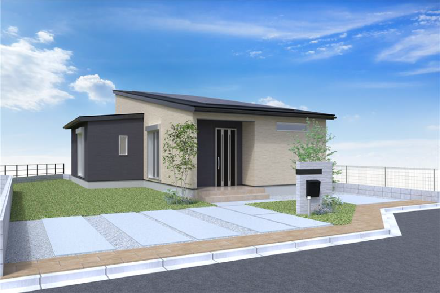 セキュレア水戸内原スローライフガーデンNo.3の外観パース画像