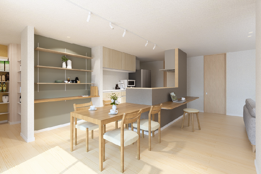 セキュレア水戸内原スローライフガーデンNo.3の内観パース画像